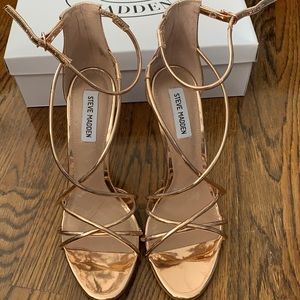 Steve Madden Rose Gold heels